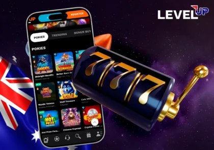 Best Australian online pokies and slot games available at Level Up Casino database.